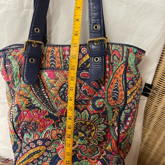 Vera Bradley Multicolor Paisley Tote - Picture 8 of 12